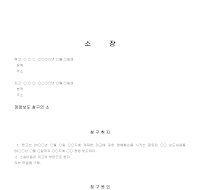 청구소장 (정정보도) 청구소장 (정정보도)
